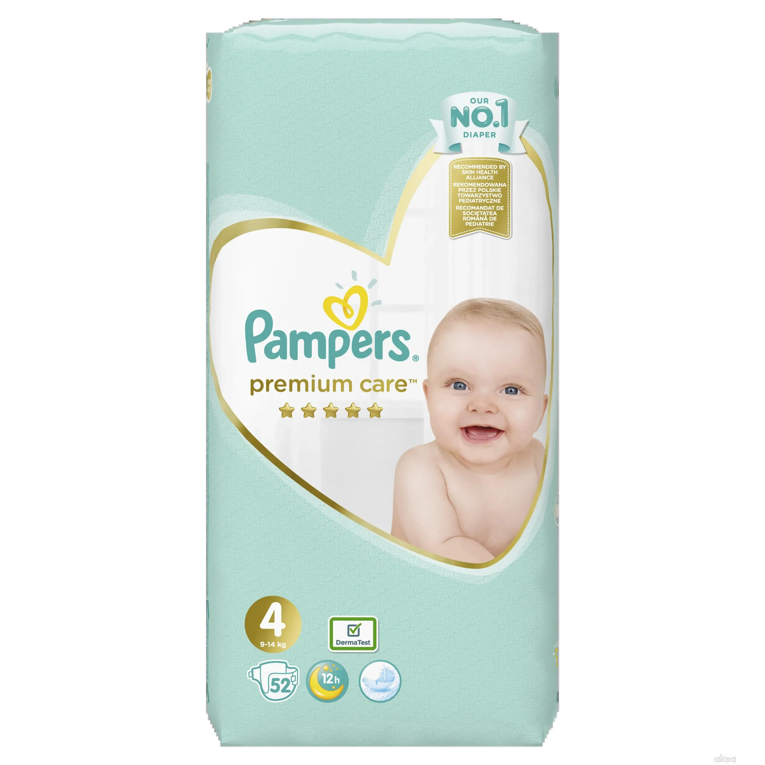 Pampers pelene premium VP 4 maxi 8-14kg 52kom 