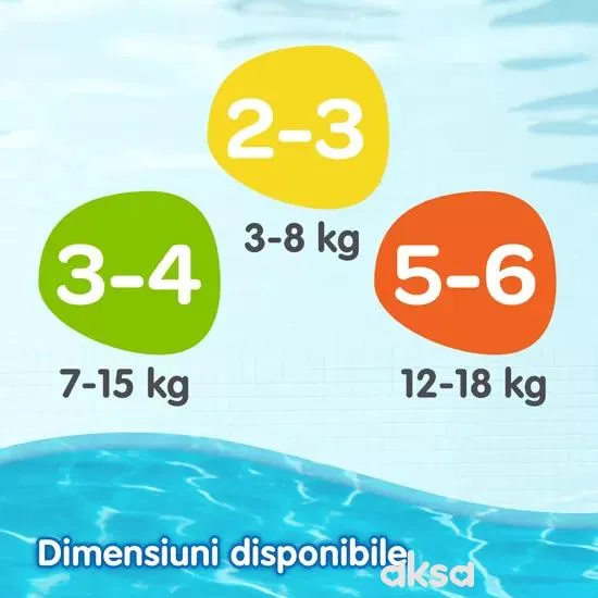 Huggies pelene za kupanje 5-6, 12-18kg, 11 kom