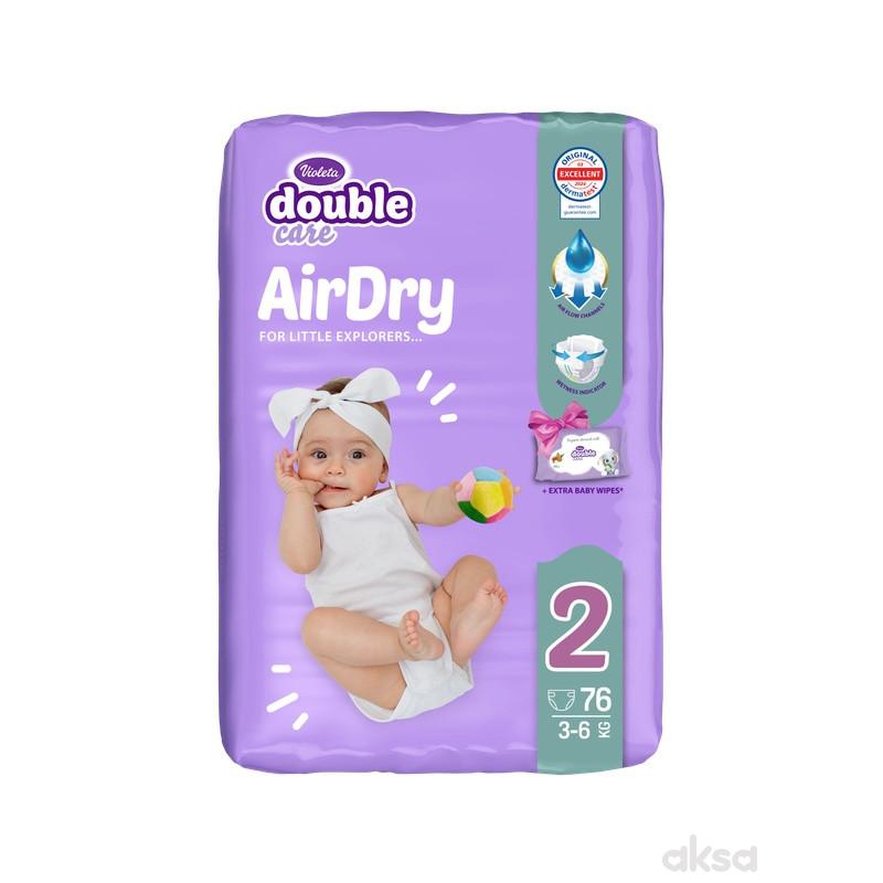 Violeta pelene double care jumbo plus 2 mini 3-6kg 76kom 