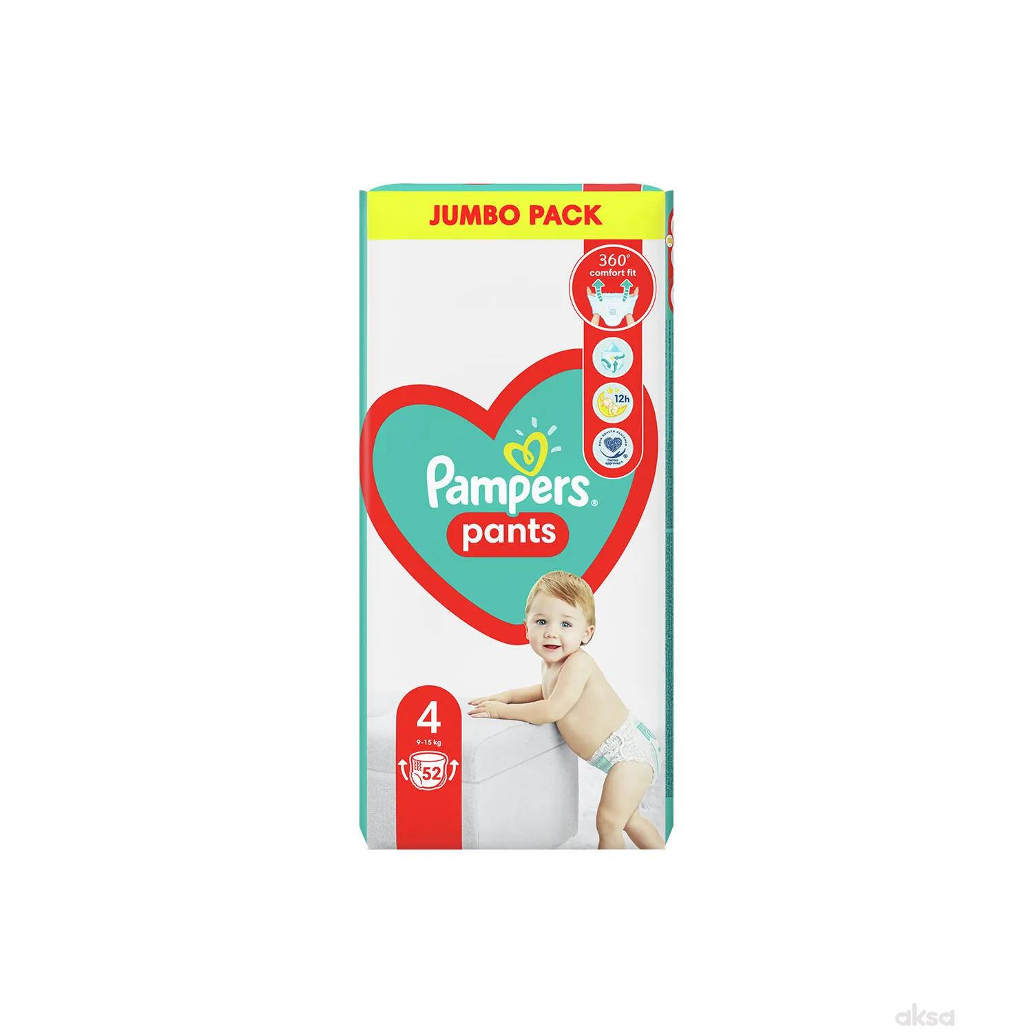 Pampers pants pelene JP 4 maxi 9-14kg 52kom 