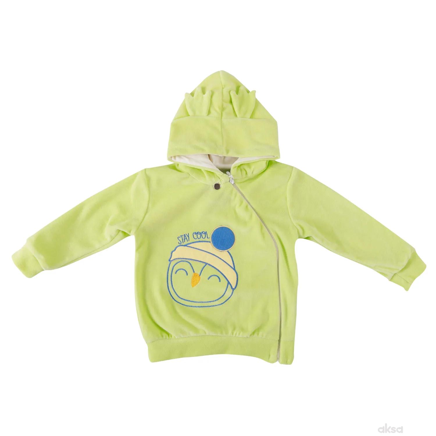 Lill&Pippo bebi jakna sa kapuljačom 3003-N dječaci,pliš,68(6M+) 