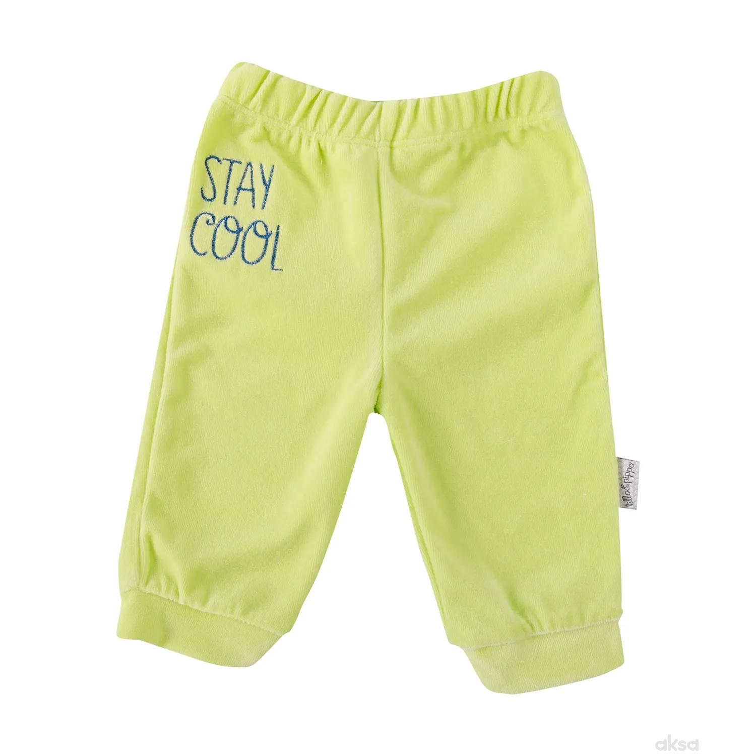 Lill&Pippo bebi pantalone 383-N dječaci,pliš,56(0M+)