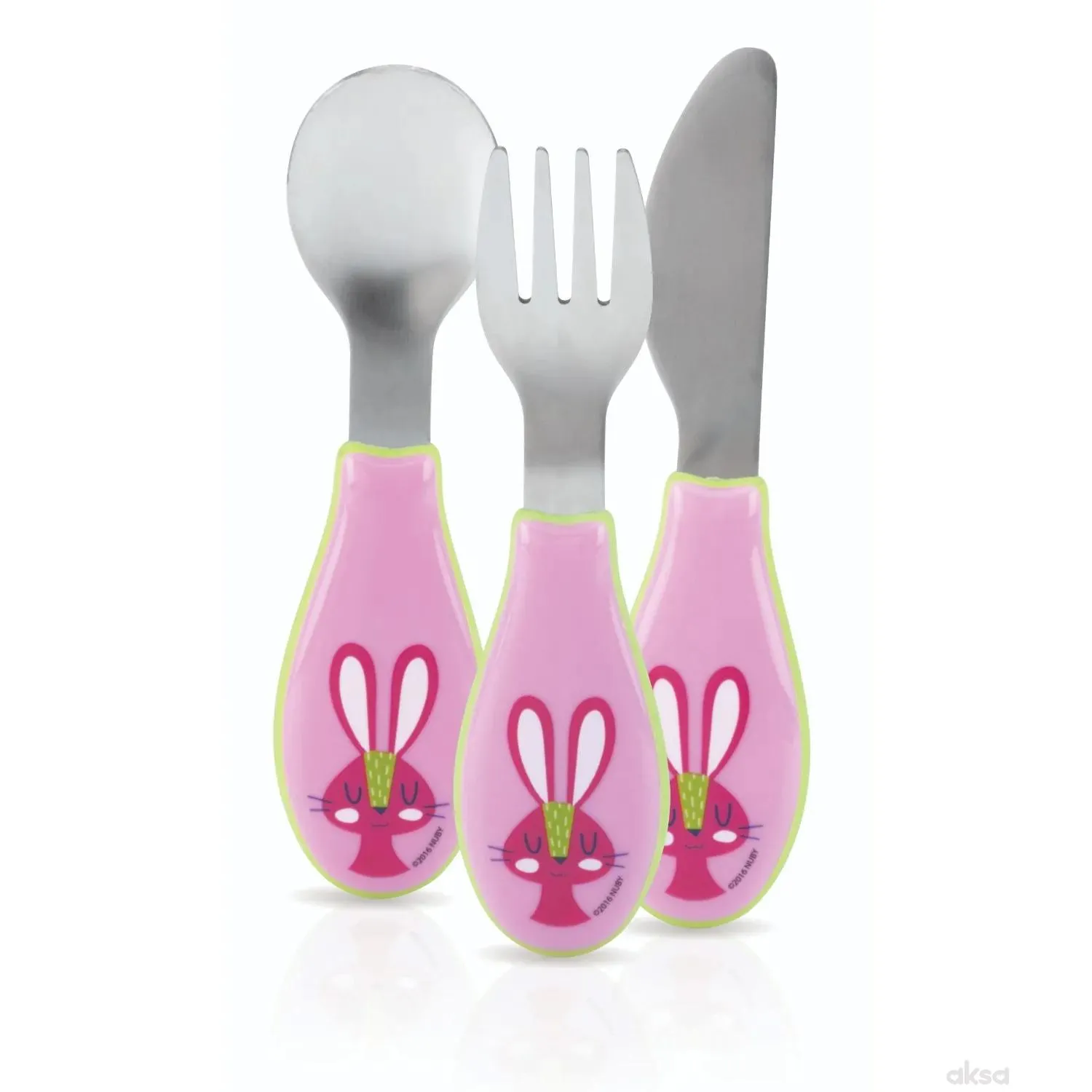 Nuby set - kašika, viljuška, nož