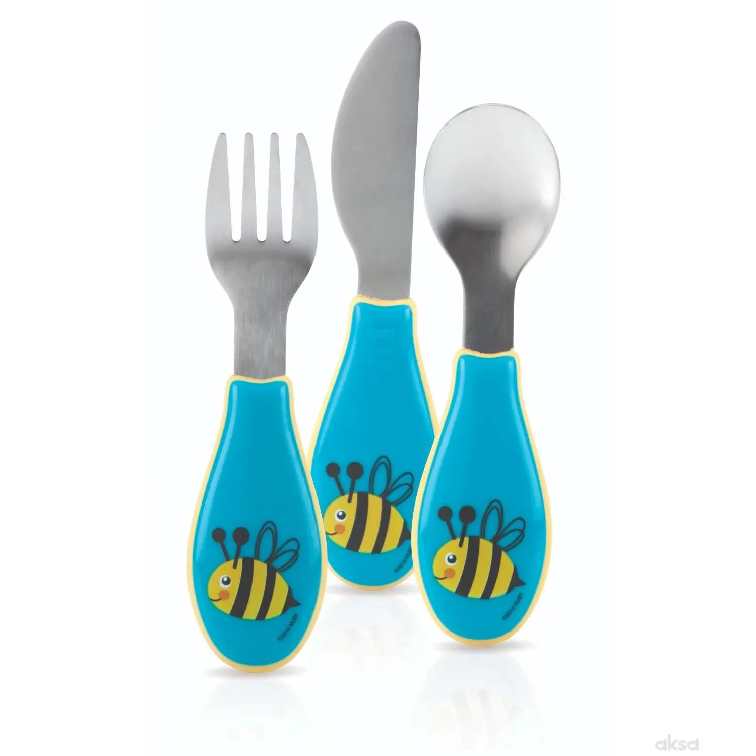 Nuby set - kašika, viljuška, nož