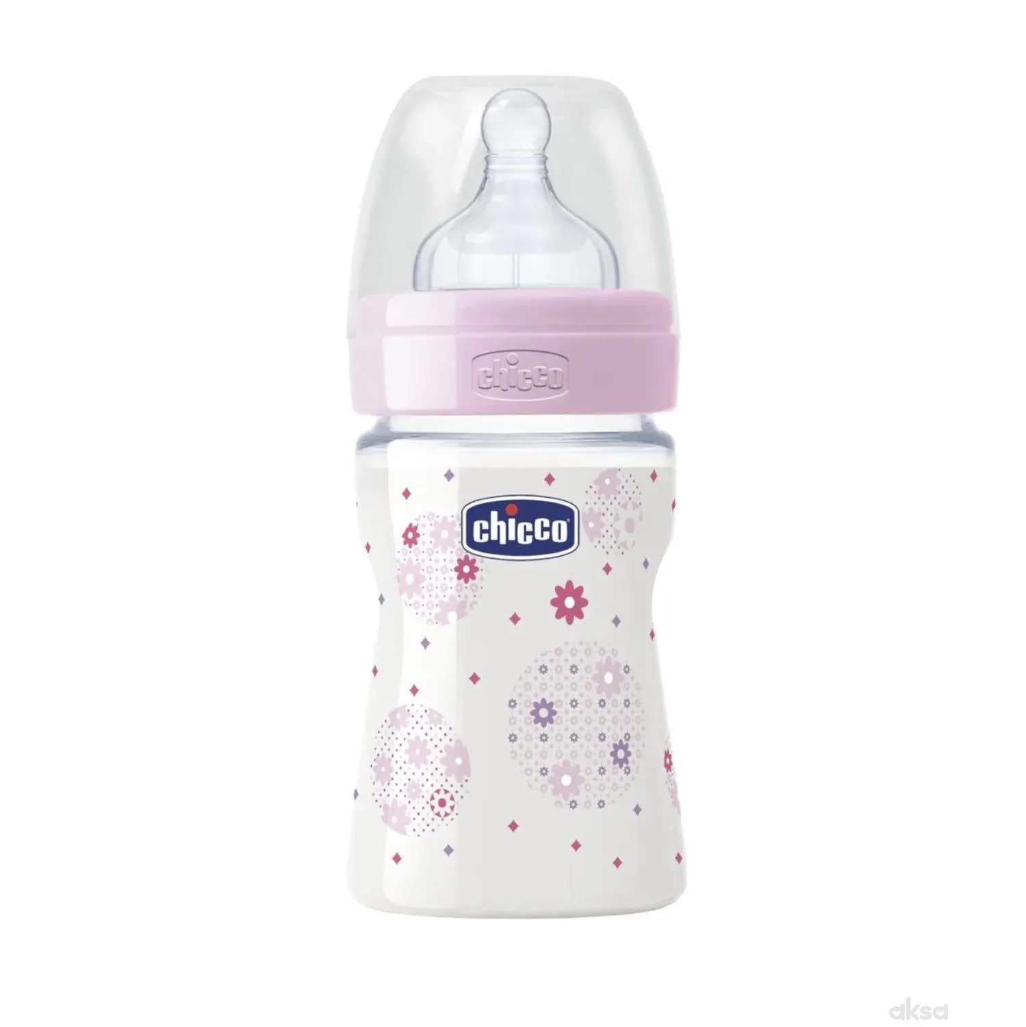 Chicco PP flašica Giotto 150 ml sil. djevojčice 0m+ 