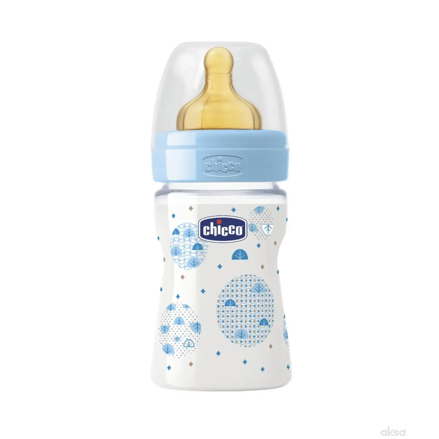 Chicco PP flašica Giotto 150 ml, kauč. dječaci 0m+