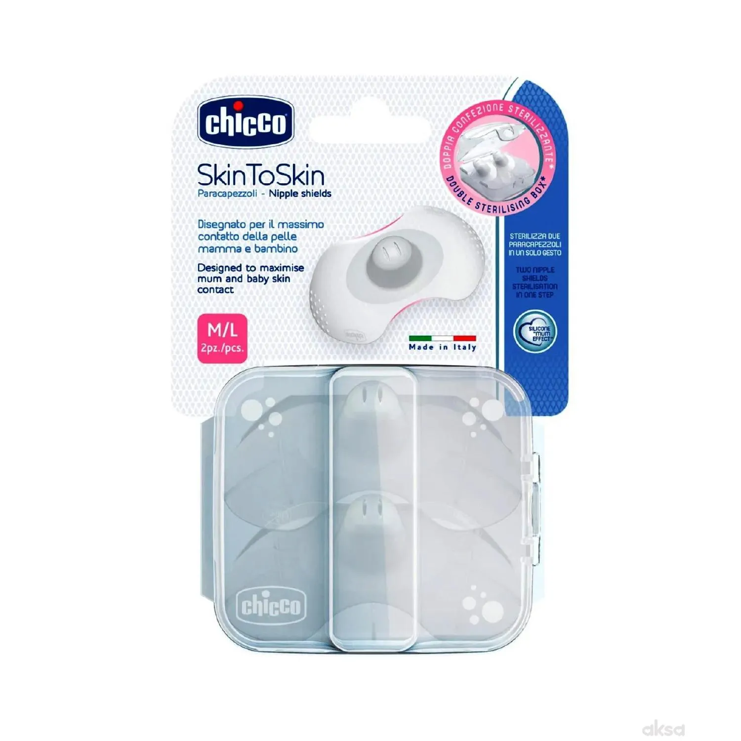 Chicco lažne bradavice od silikona, veličine M-L