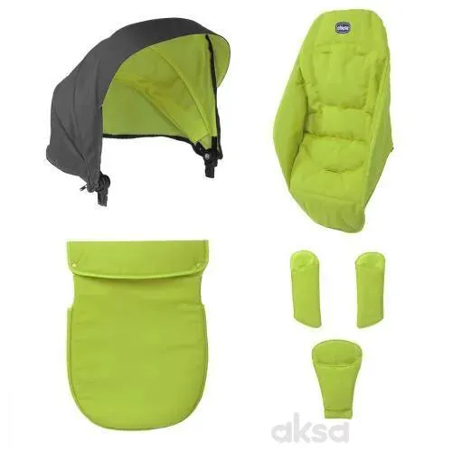 Chicco komplet navlaka za kolica Urban Wimbeldon zelene