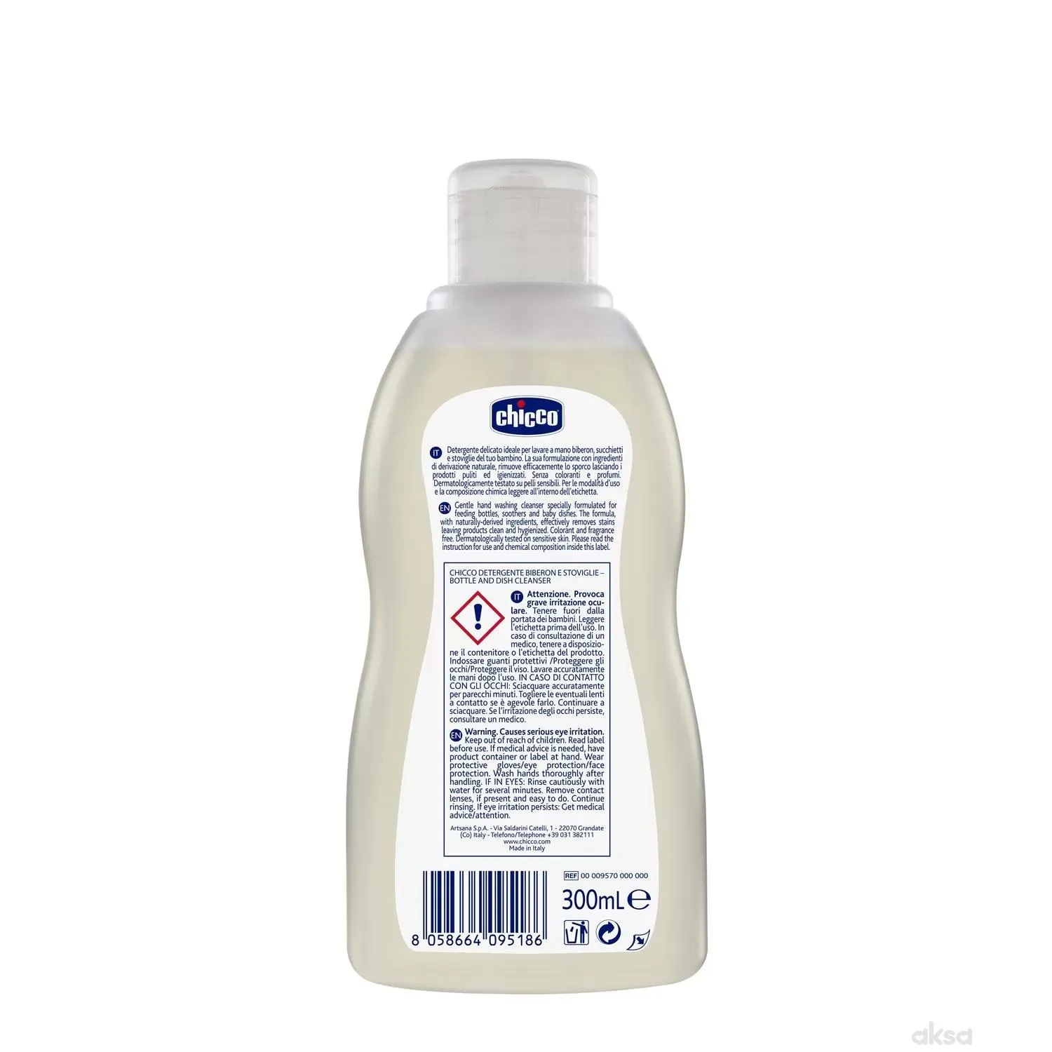 Chicco tečnost za pranje flašica i cucli 300ml