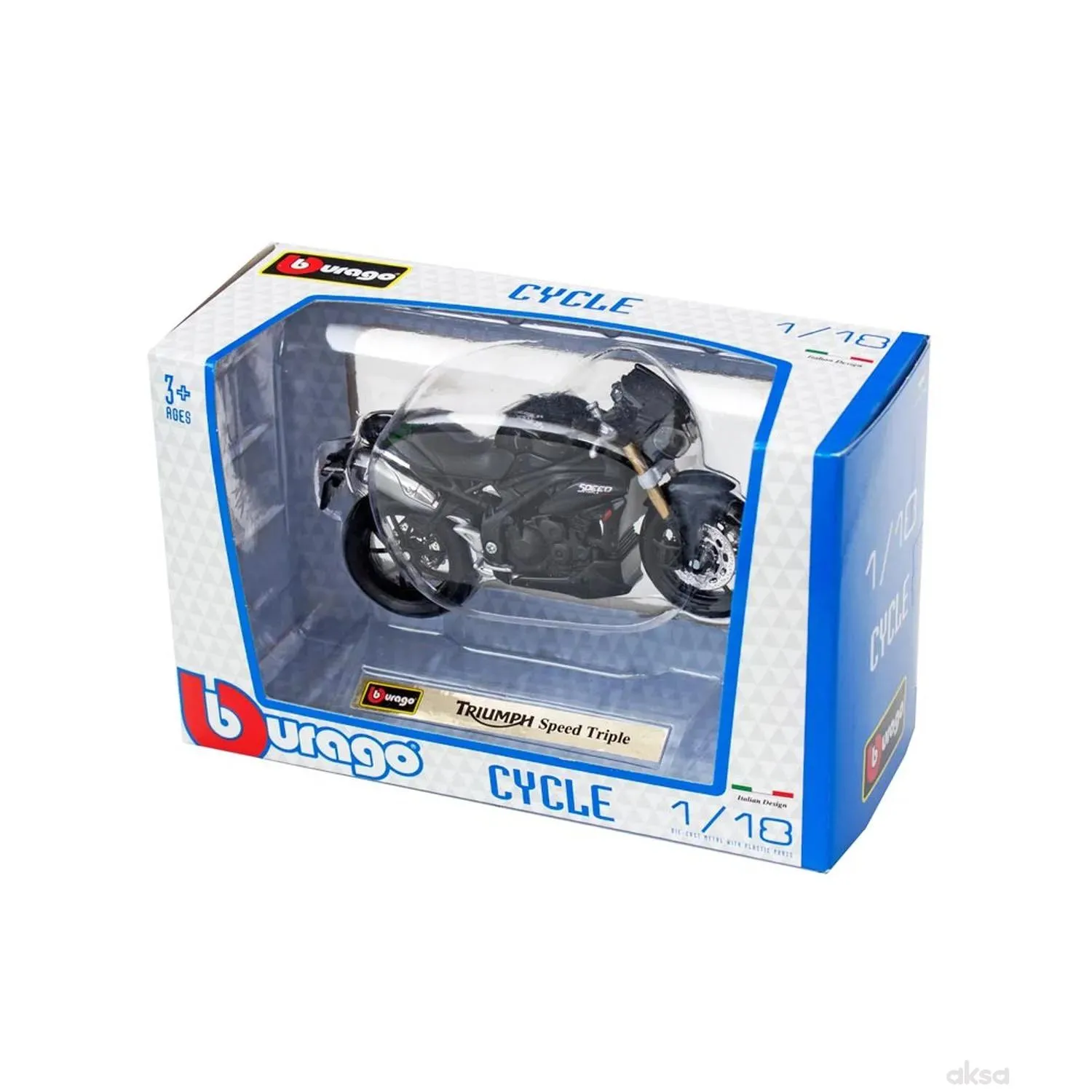 Burago motocikli 1:18