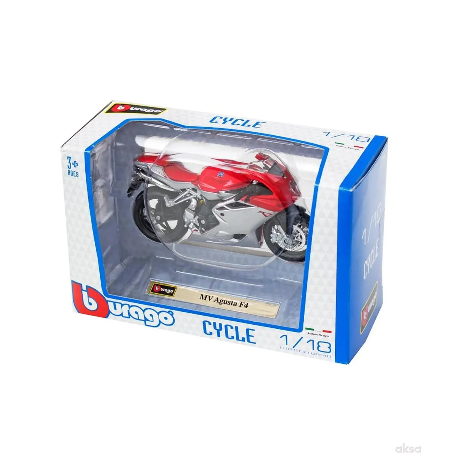 Burago motocikli 1:18