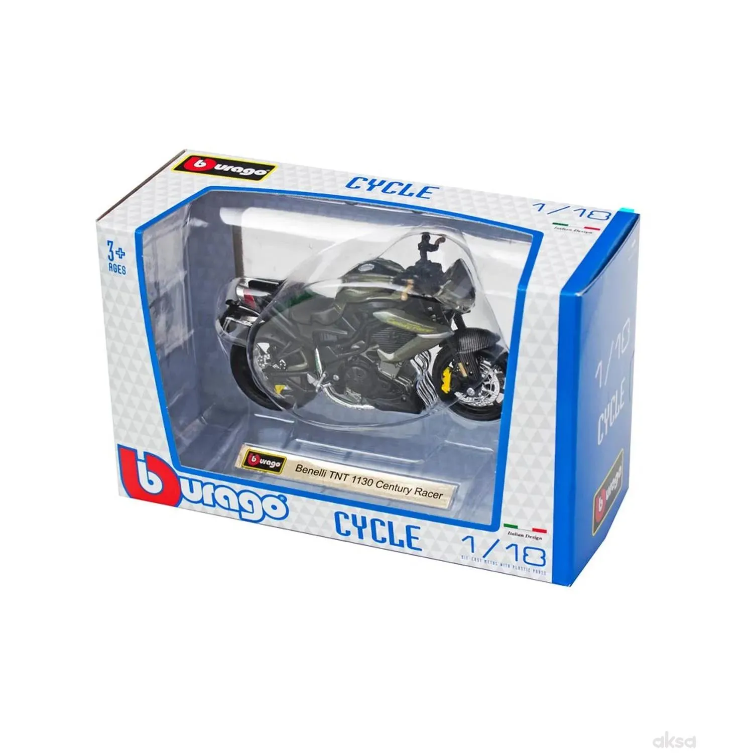 Burago motocikli 1:18