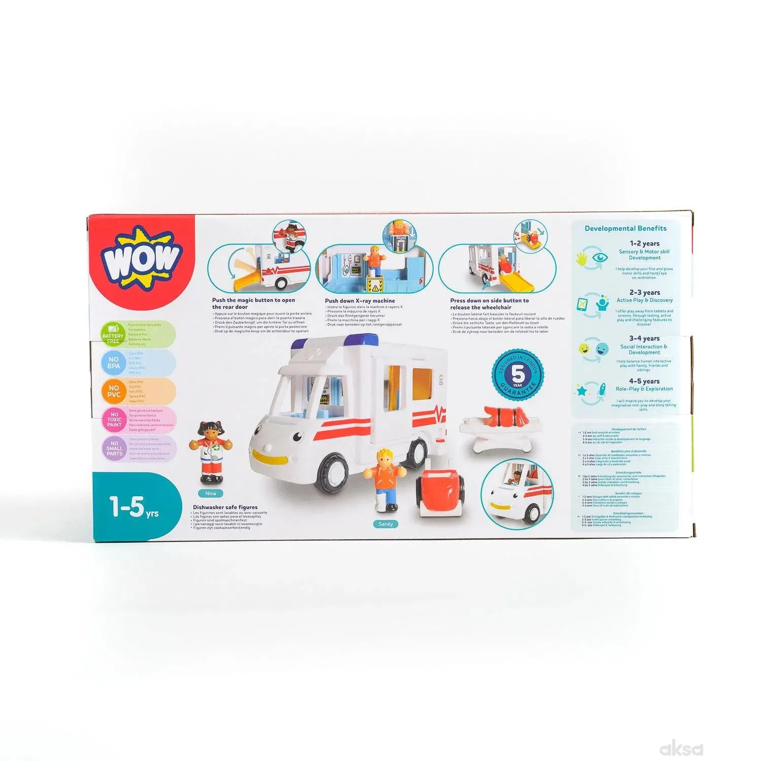 Wow igračka ambulantna autoRobins Medical Rescue