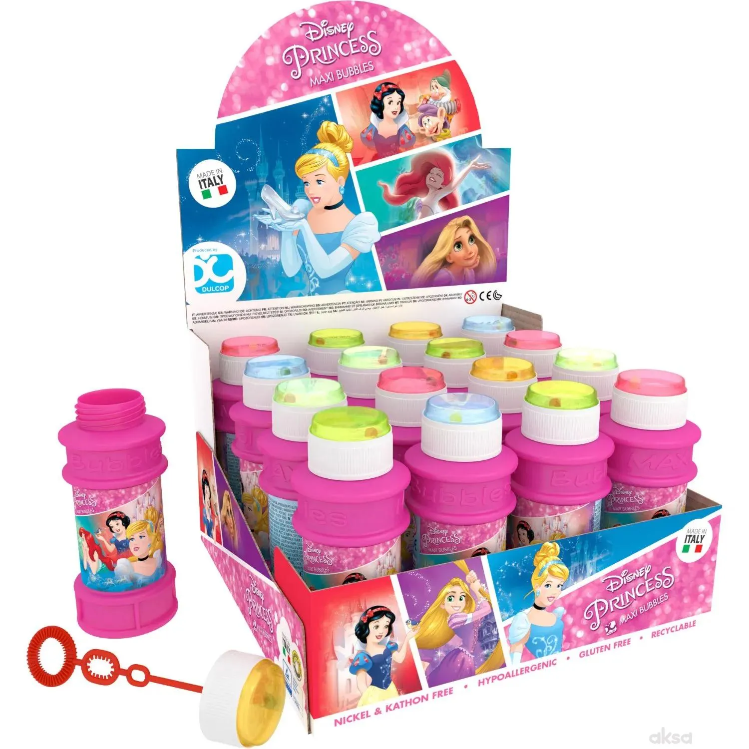 Dulcop puhalica Maxi Princess Bubbles 175ml