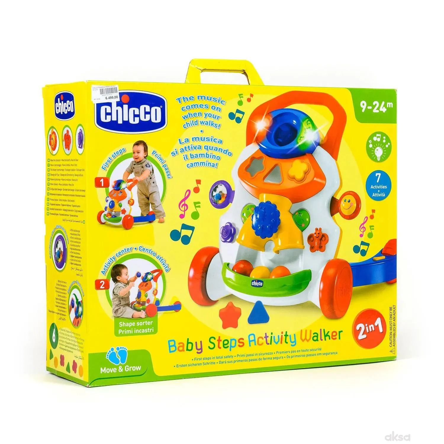 Chicco hodalicabebini koraci 2u1
