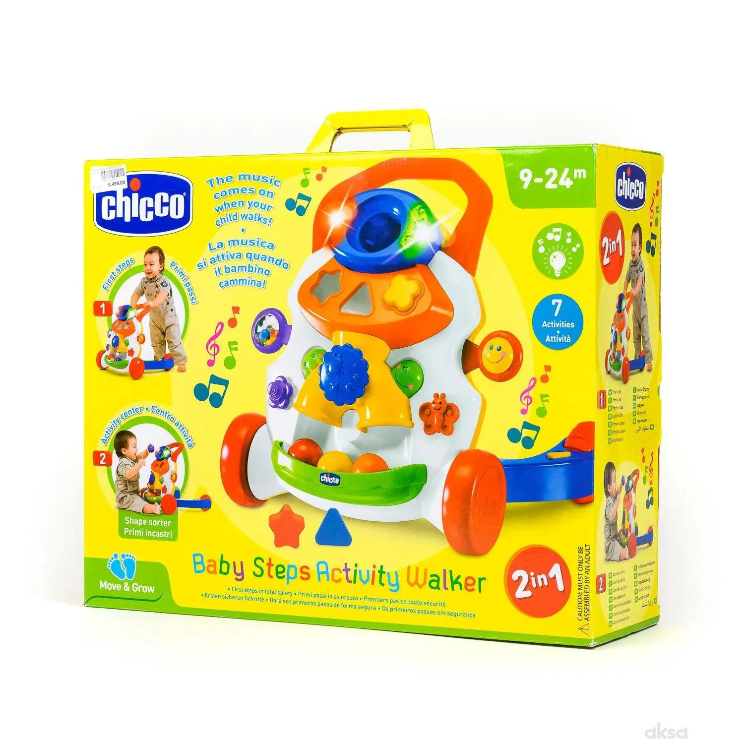 Chicco hodalicabebini koraci 2u1
