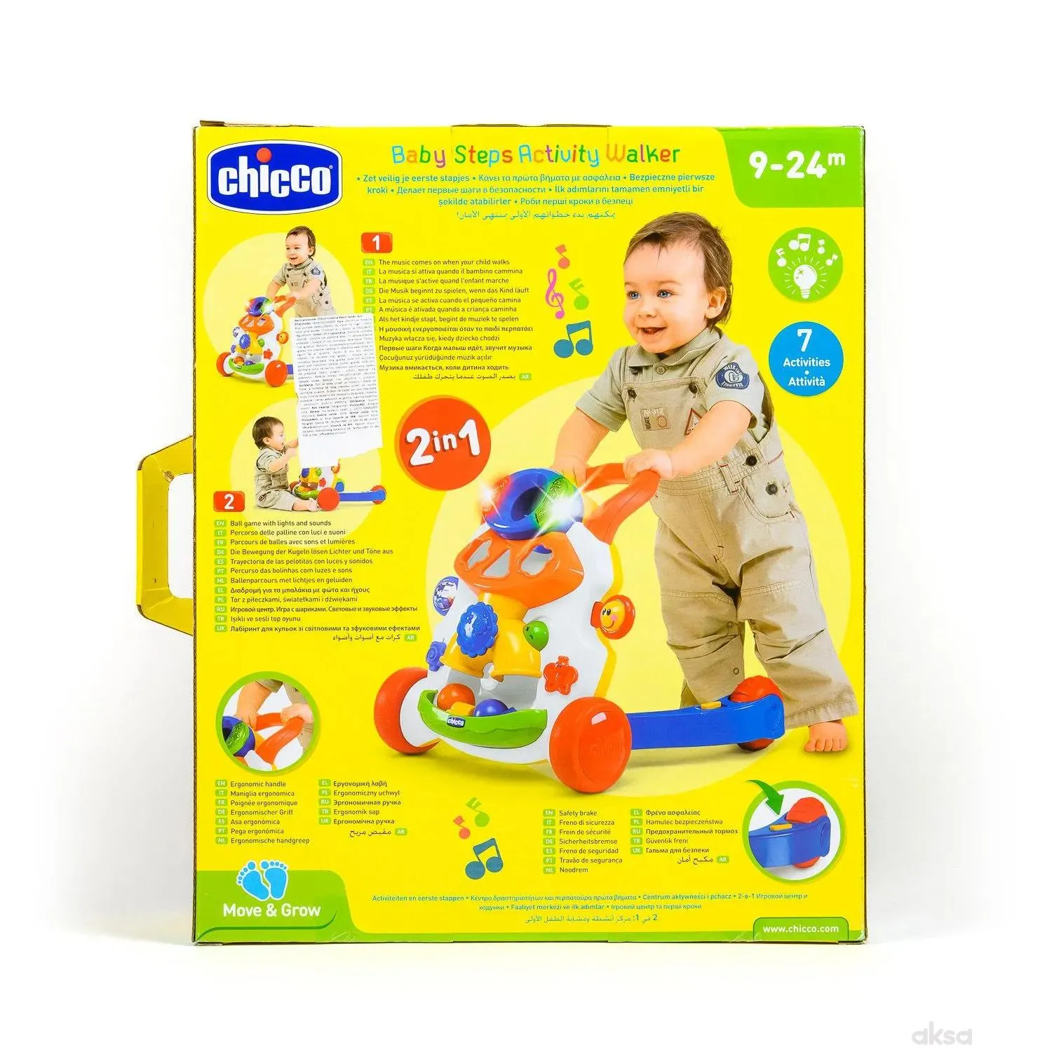 Chicco hodalicabebini koraci 2u1