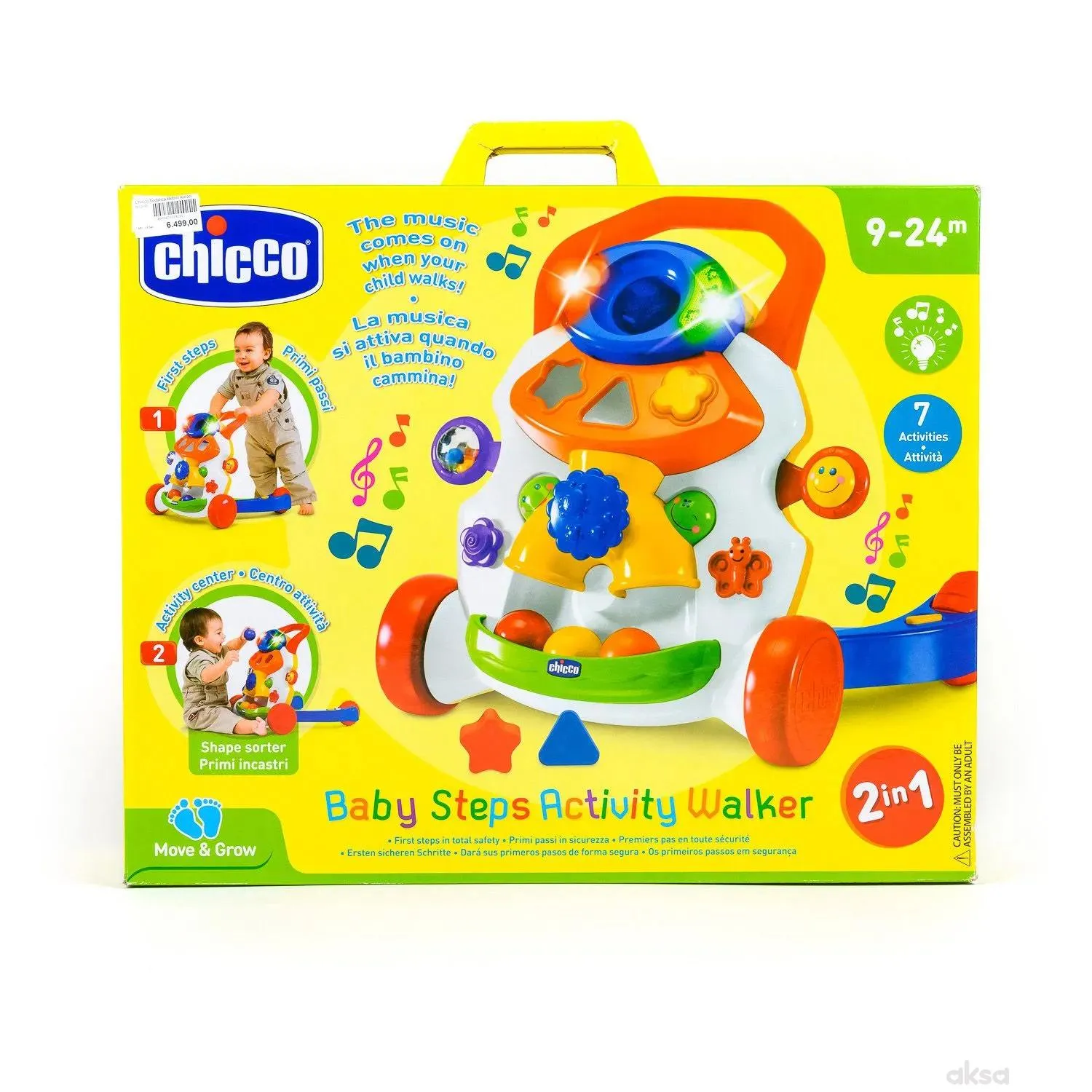 Chicco hodalicabebini koraci 2u1