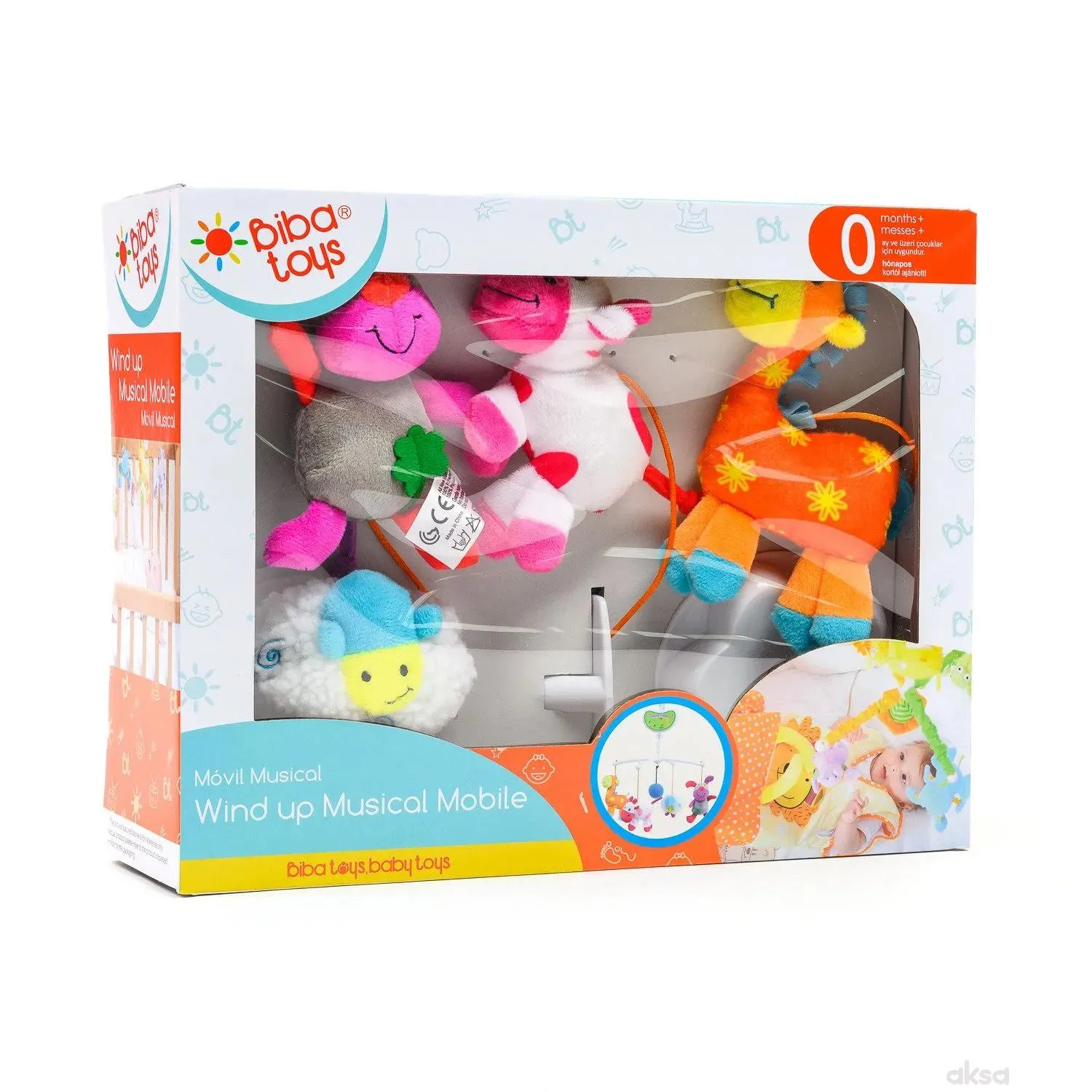 Biba toys vrteška za krevetić farma sa životinjama