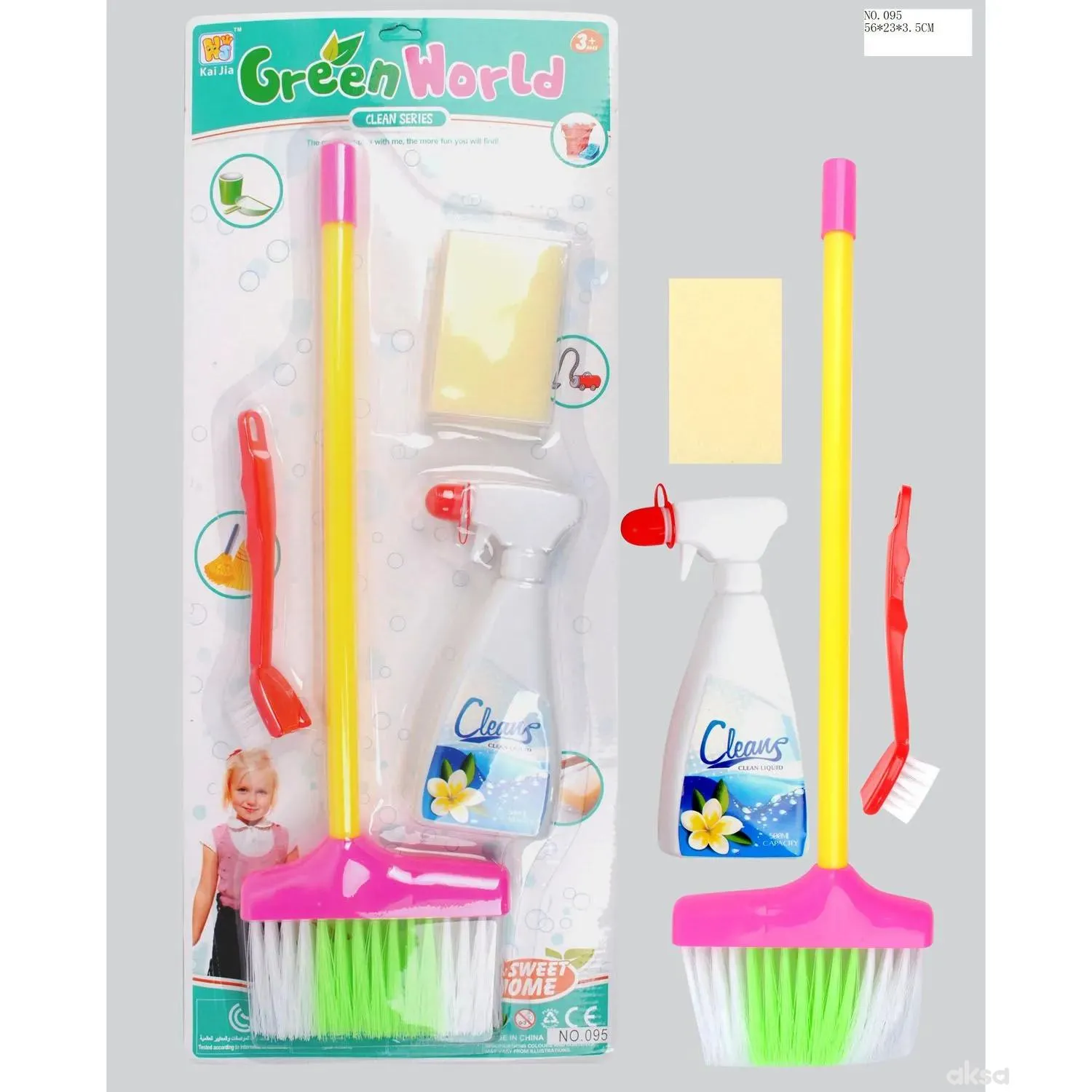 Hk Mini igračka set za čišćenje na blisteru
