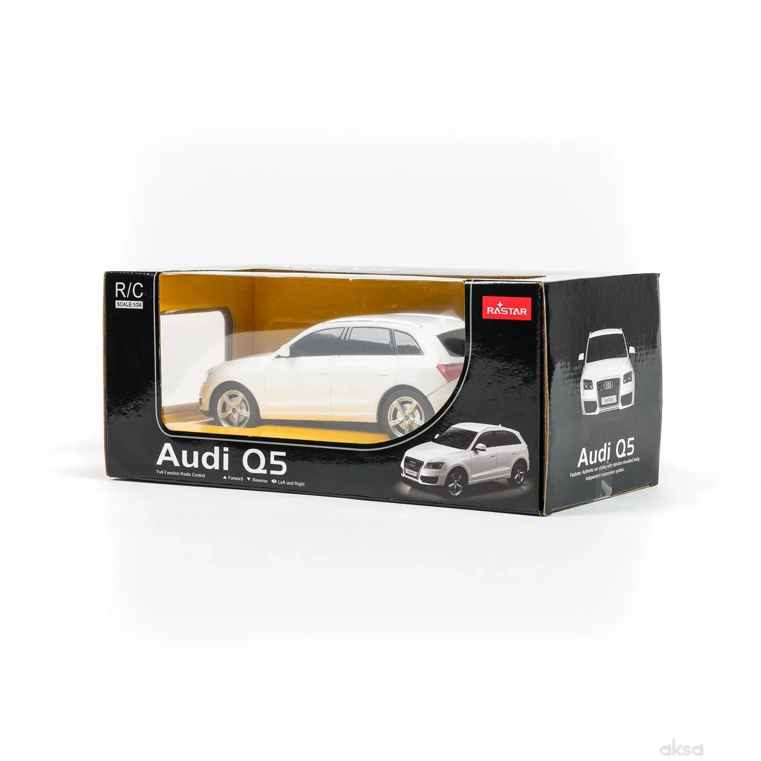 Rastar igračka RC auto Audi Q5 1:24 - crn, bel