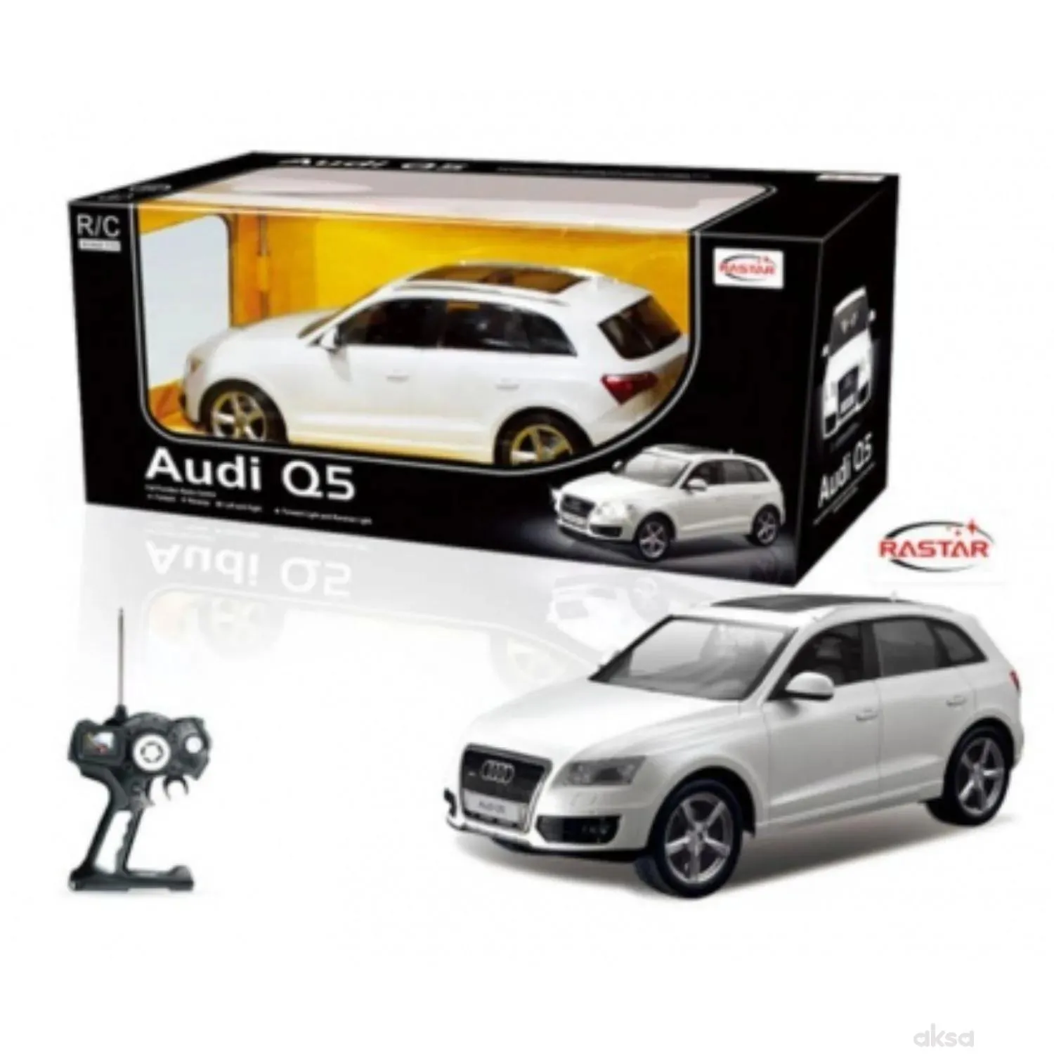 Rastar igračka RC auto Audi Q5 1:24 - crn, bel