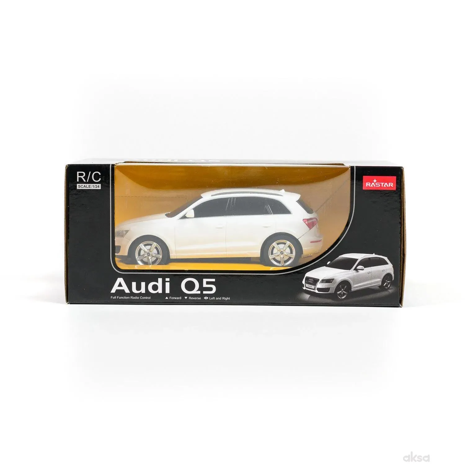 Rastar igračka RC auto Audi Q5 1:24 - crn, bel 