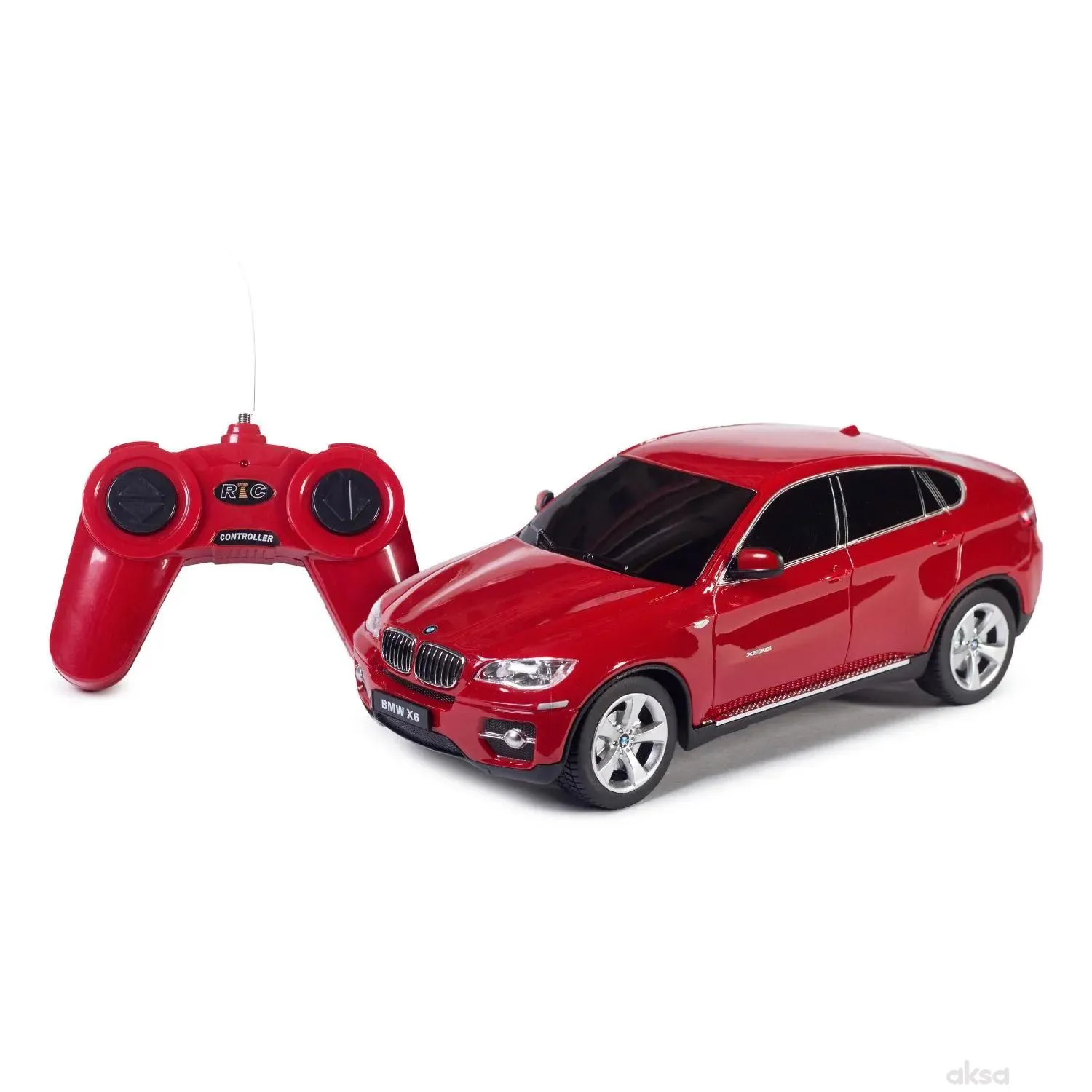 Rastar igračka RC automobil BMW X6 1:24 -crv, bel