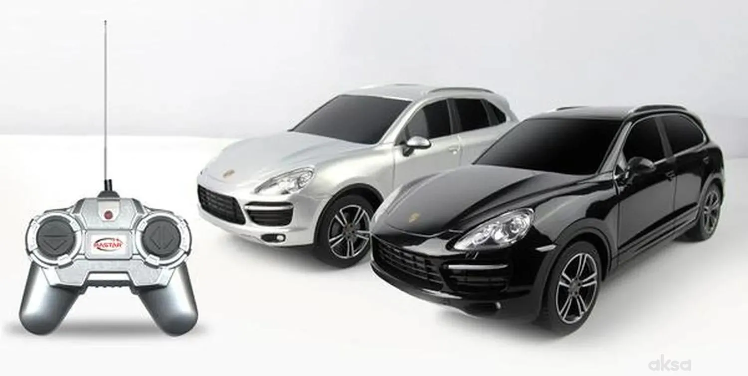 Rastar RC Porsche Cayenne 1:24 - crn, bel