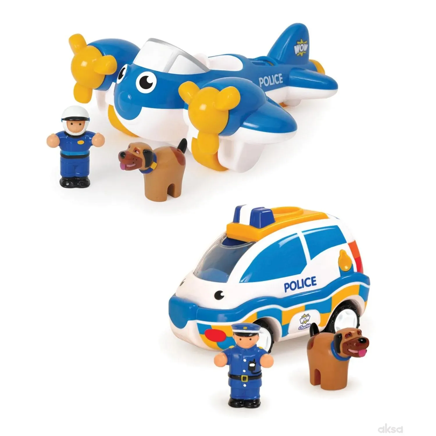 Wow igračka set 2u1 policija