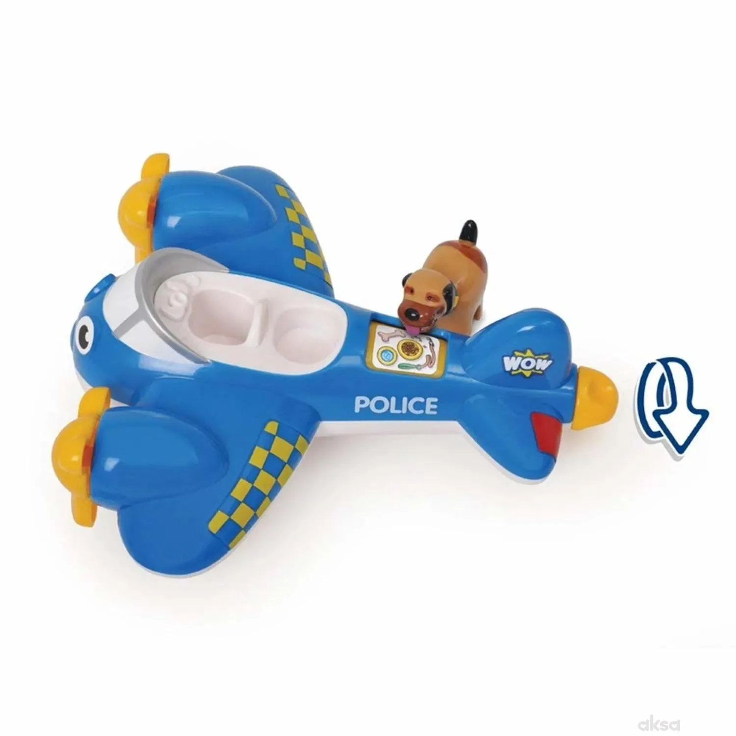 Wow igračka set 2u1 policija