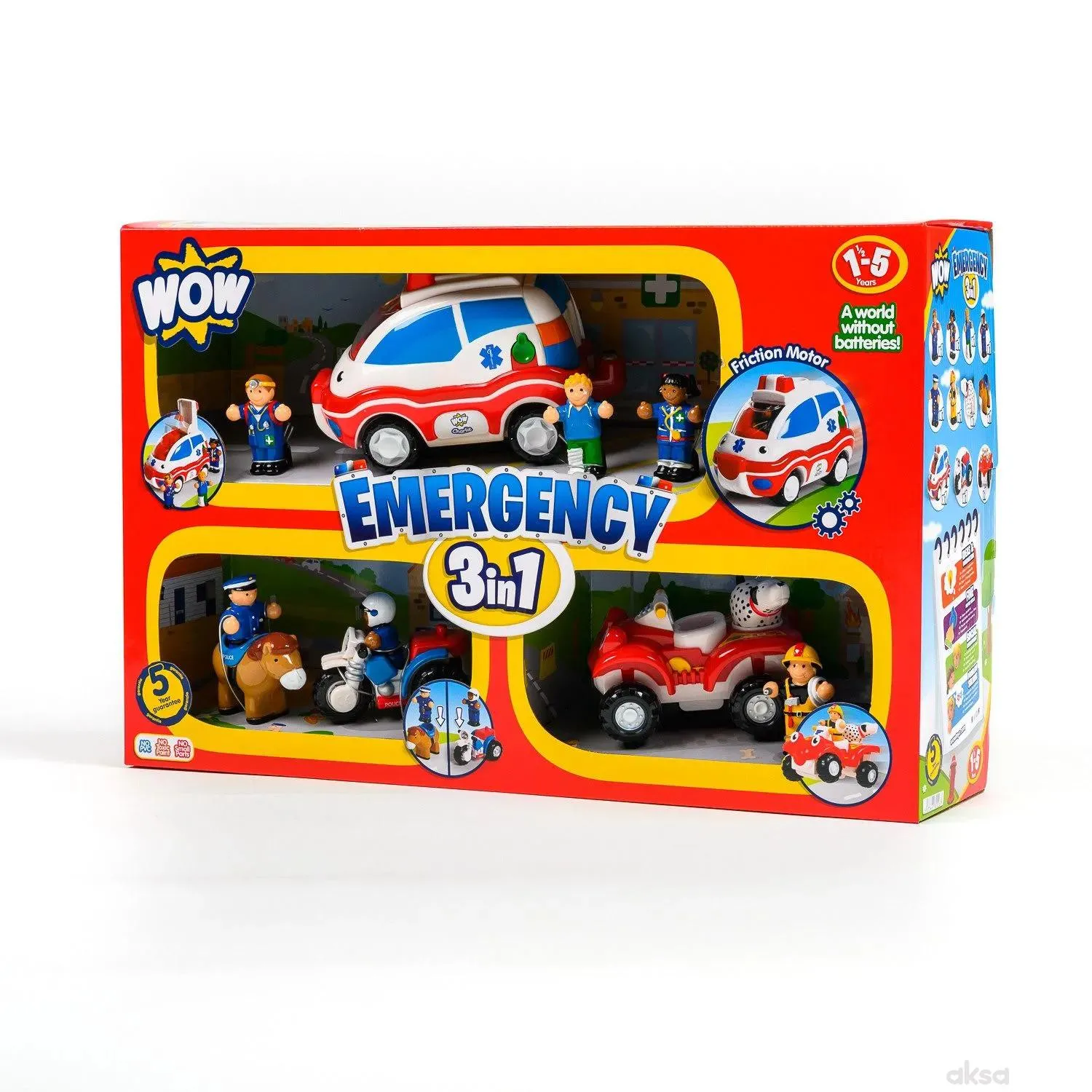 Wow igračka set 3 u 1 Emergency Rescue