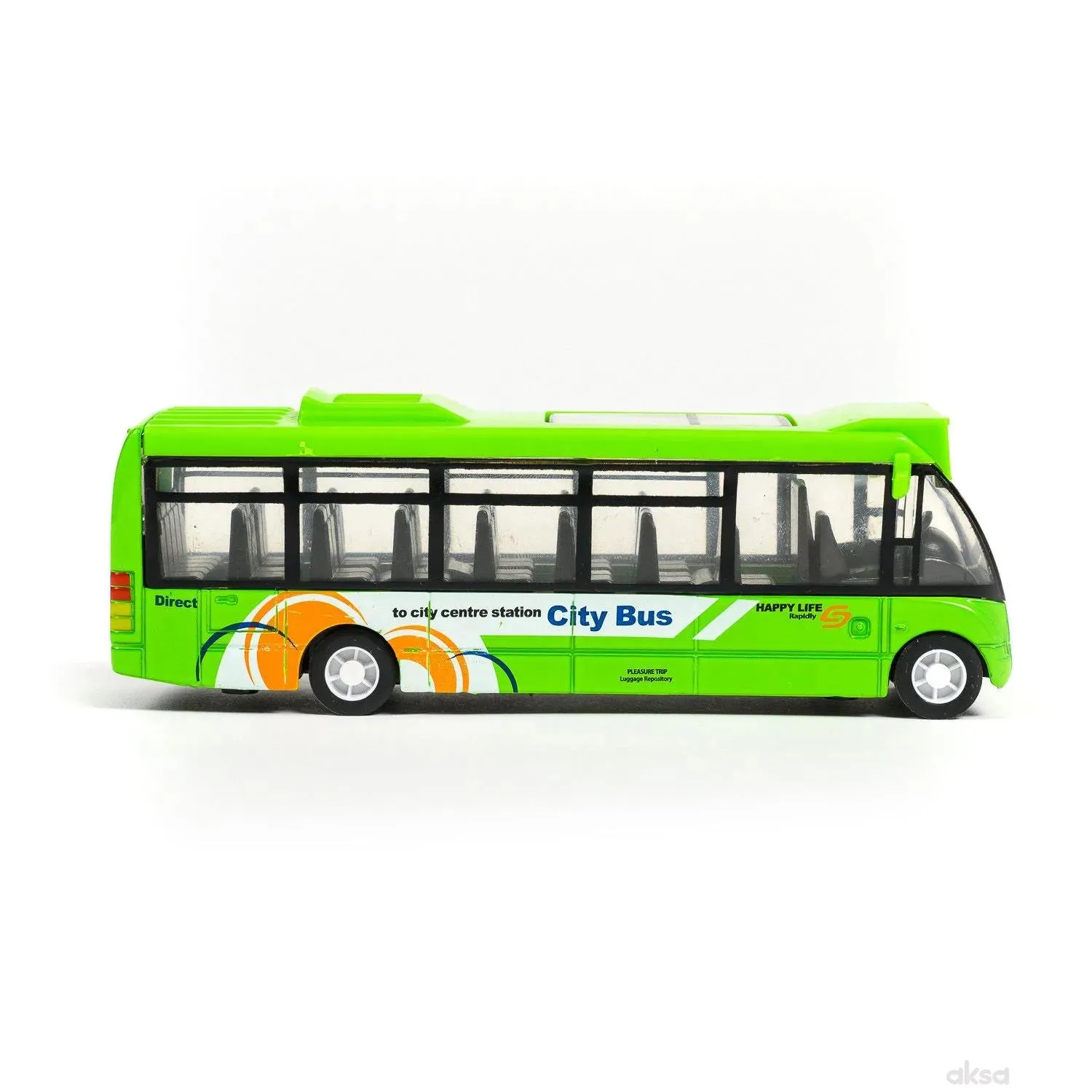 Hk Mini igračka gradski autobus, display 6 komada