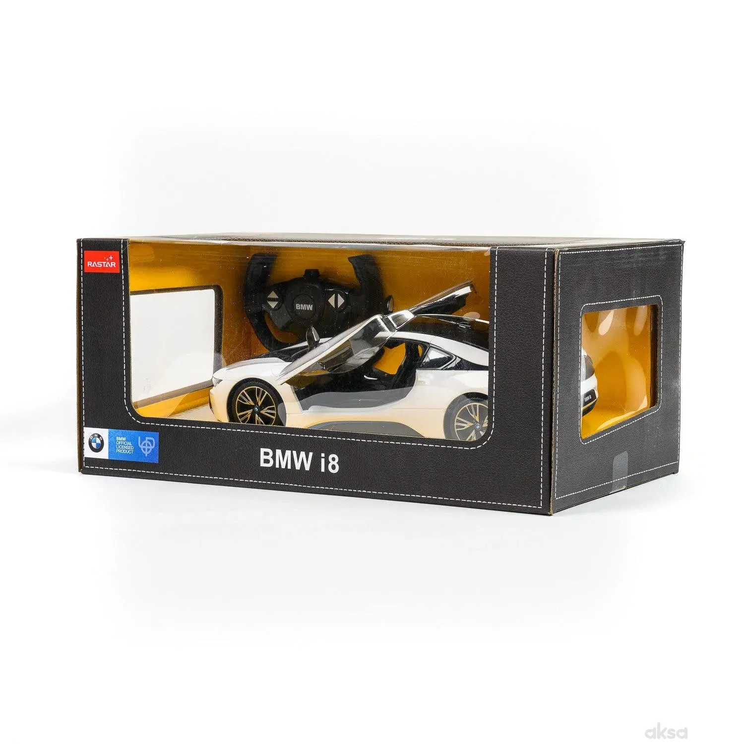 Rastar RC BMW i8 1:14 - bijel, crn