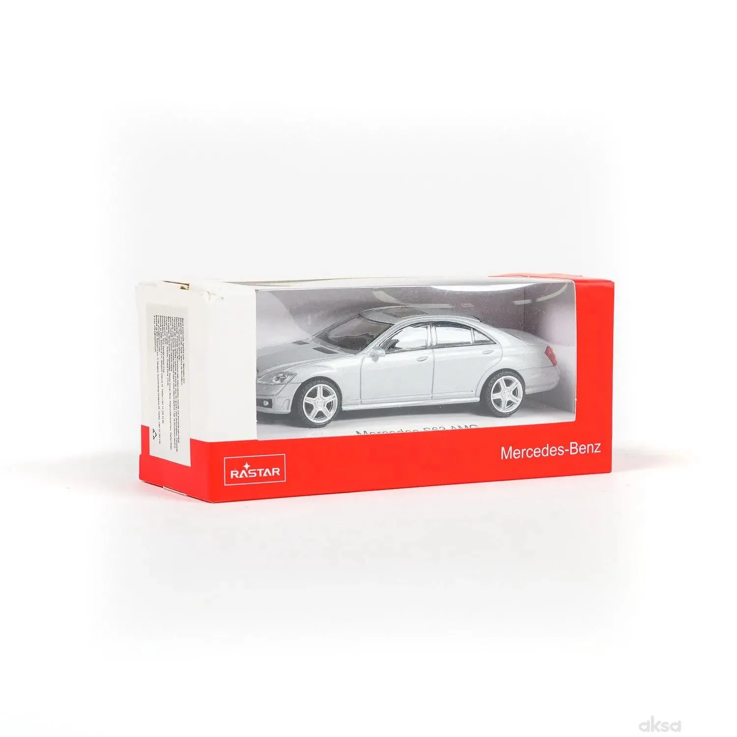 Rastar automobil Mercedes S 63 AMG 1:43 - siv