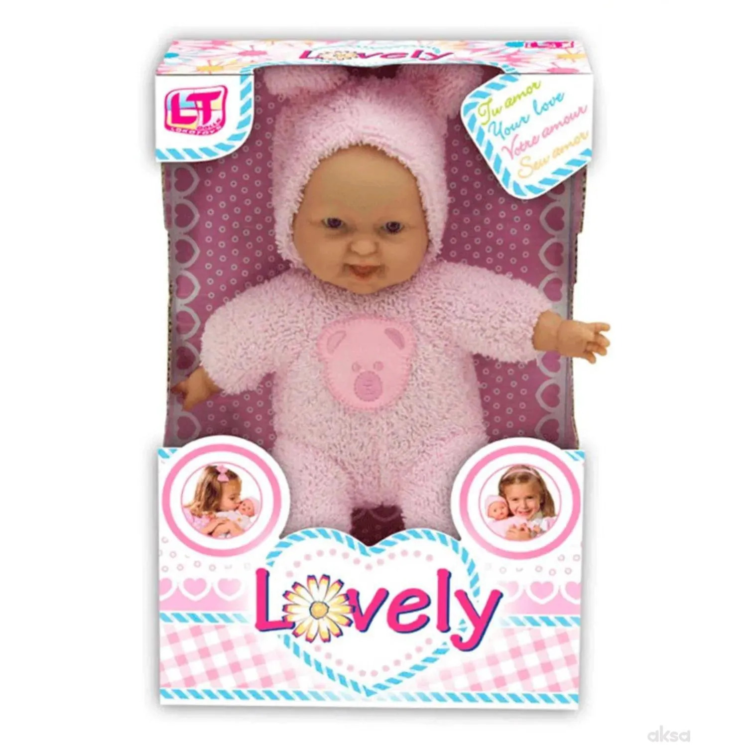 Loko toys,mekana lutka beba, 24 cm
