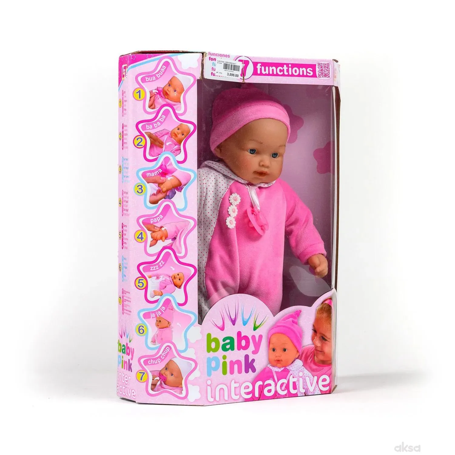 Loko toys, lutka beba sa 7 funkcija, 43cm