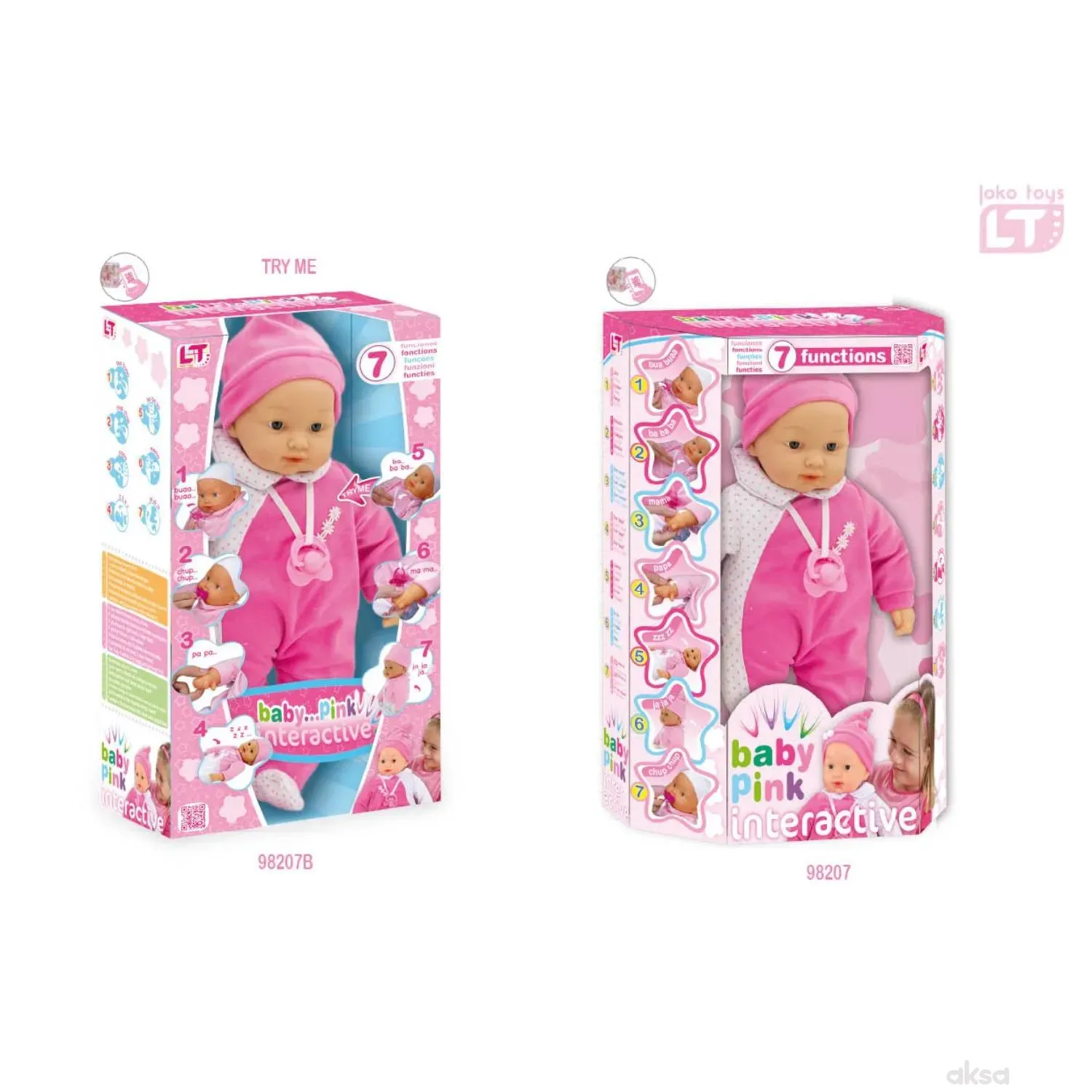 Loko toys, lutka beba sa 7 funkcija, 43cm