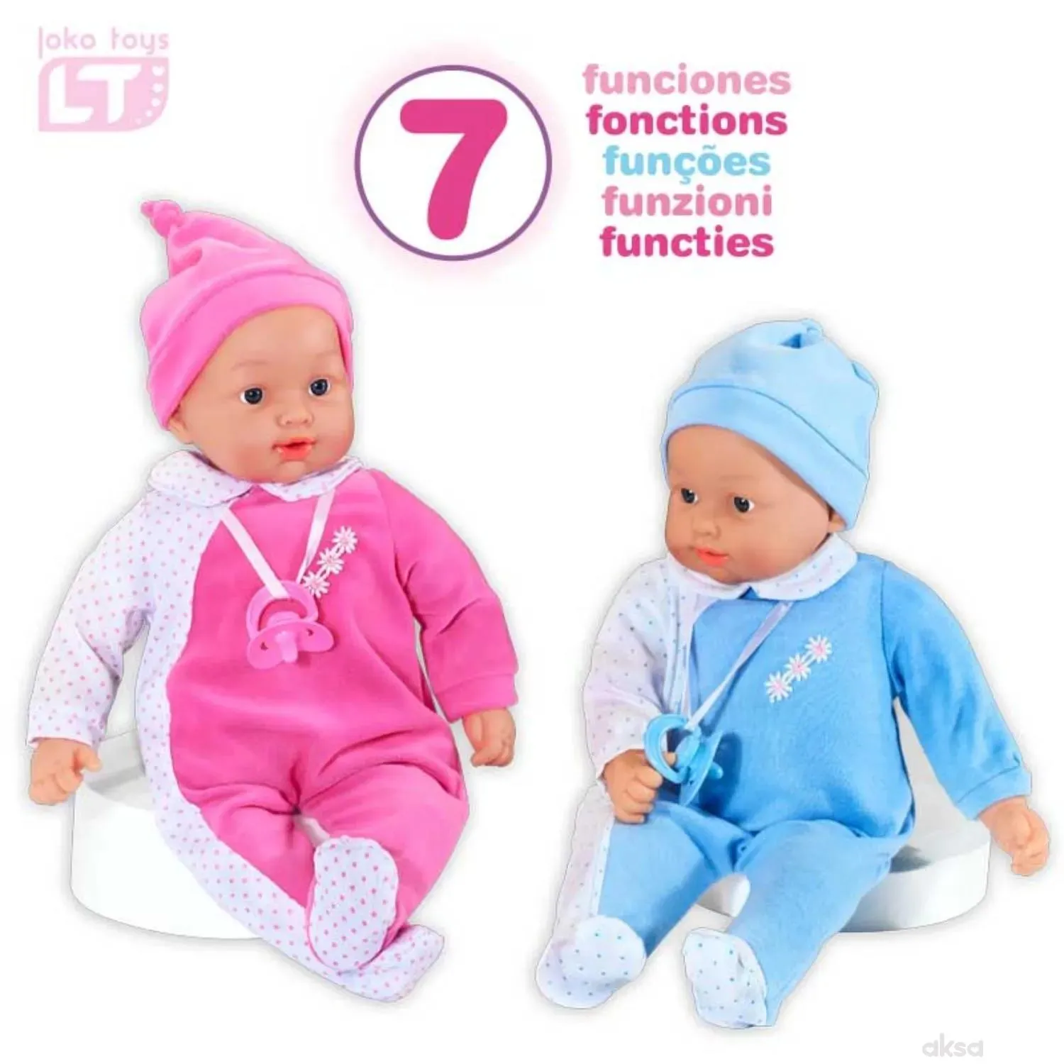 Loko toys, lutka beba sa 7 funkcija, 43cm