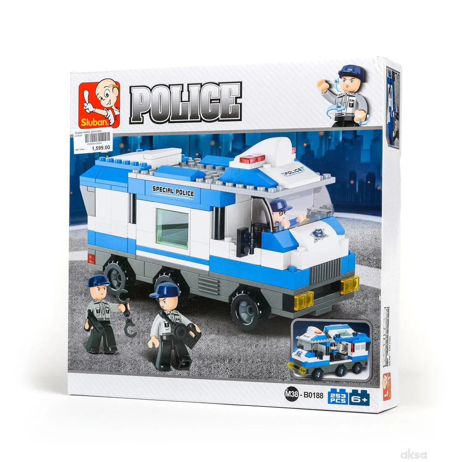 Sluban kocke, policijsko komandno vozilo, 253 kom