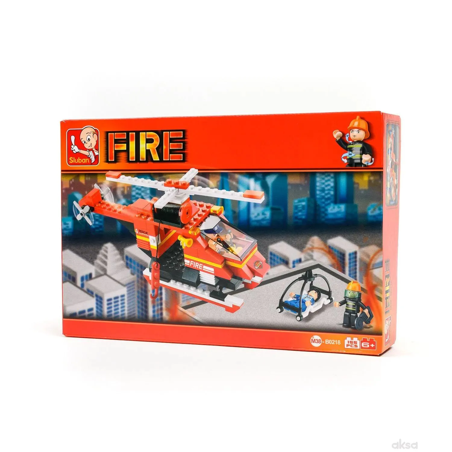 Sluban kocke, vatrogasni helikopter, 155 kom