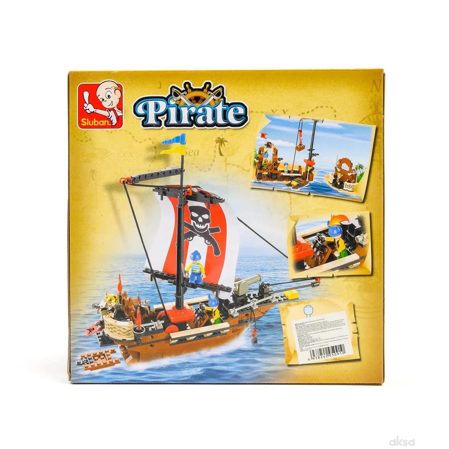 Sluban kocke, piratski ratnički brod, 226 kom