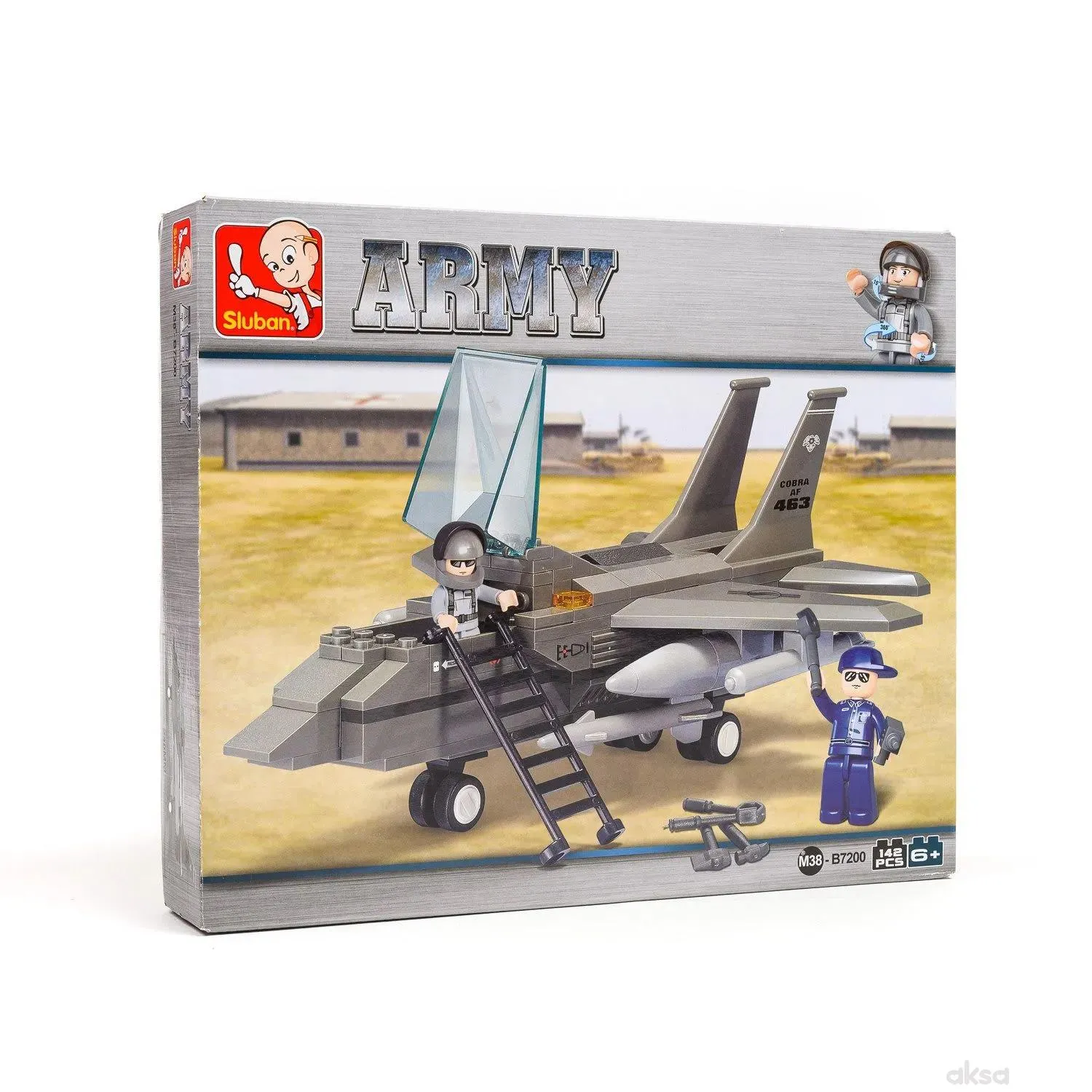 Sluban kocke, ratnički avion, 142 kom