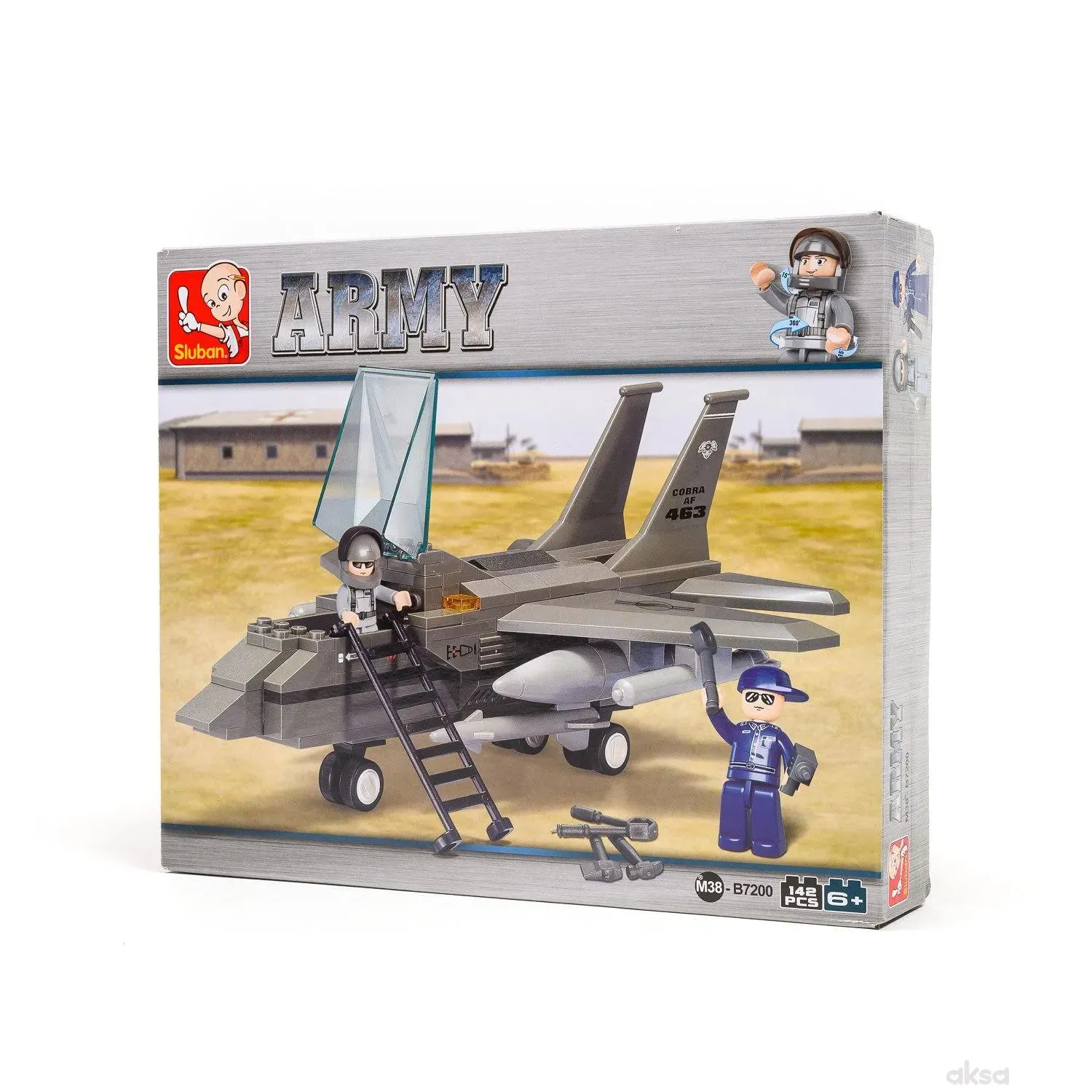 Sluban kocke, ratnički avion, 142 kom