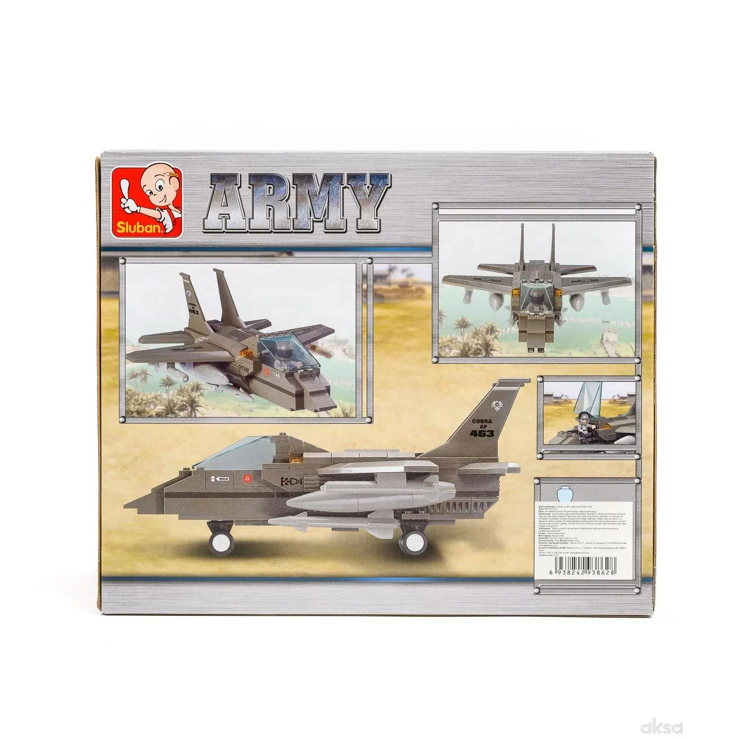 Sluban kocke, ratnički avion, 142 kom