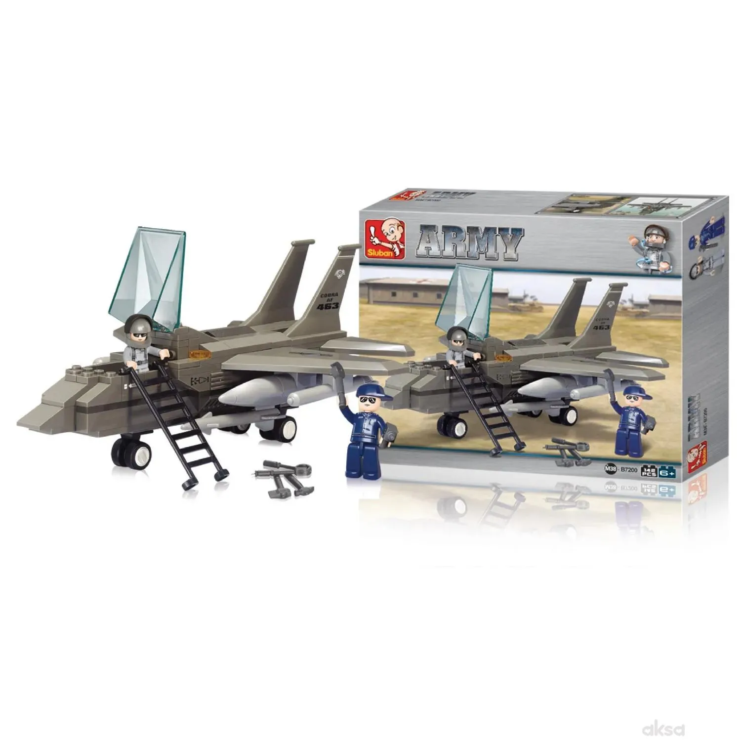 Sluban kocke, ratnički avion, 142 kom