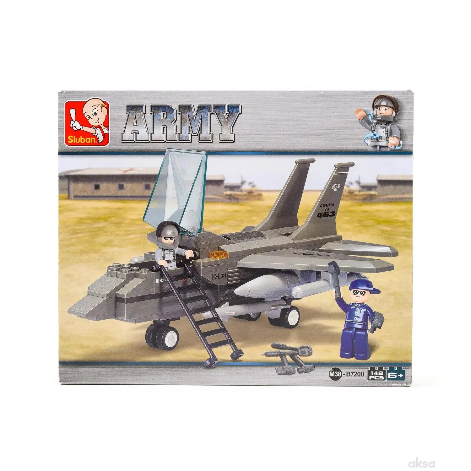 Sluban kocke, ratnički avion, 142 kom