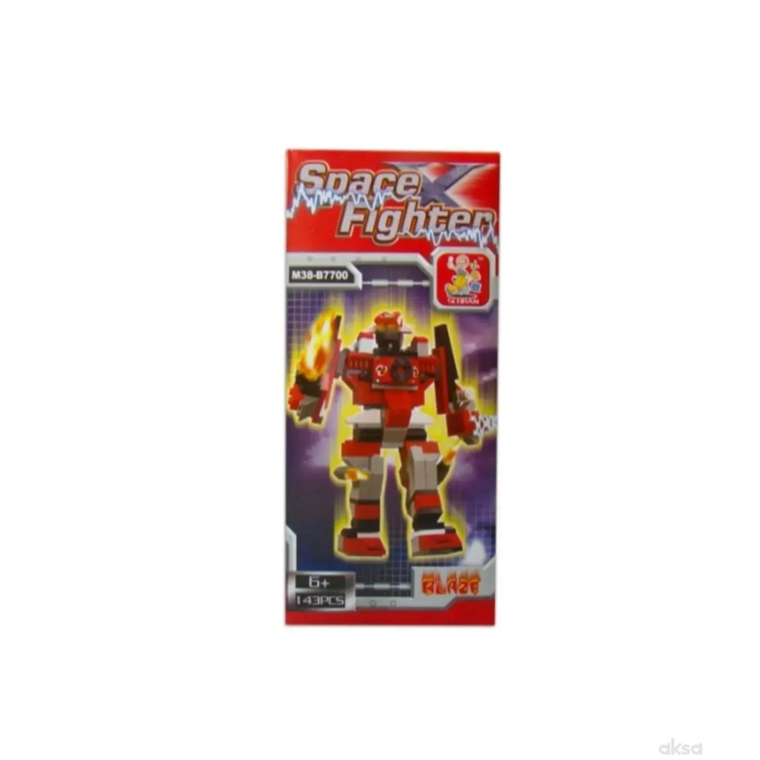 Sluban kocke, robot, svemirski borac, 143 kom