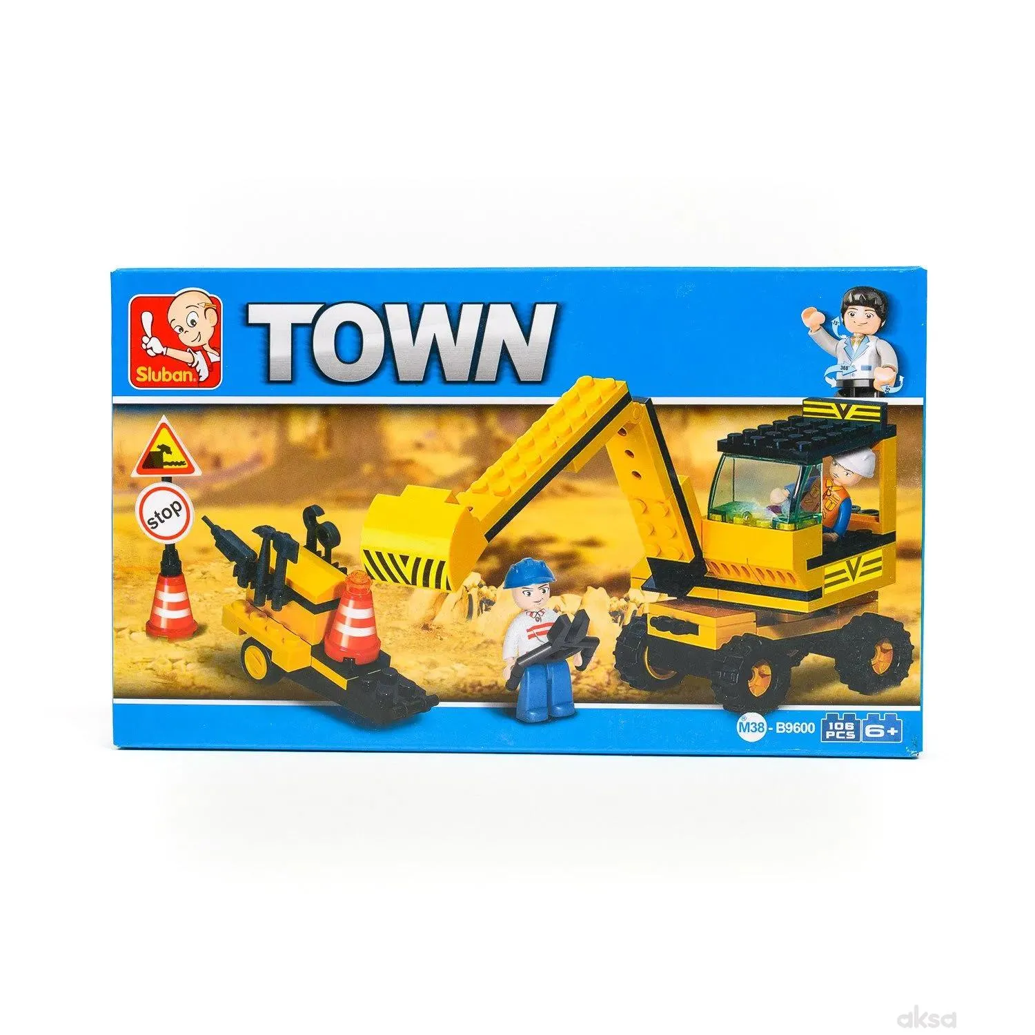 Sluban kocke, bager, 106 kom
