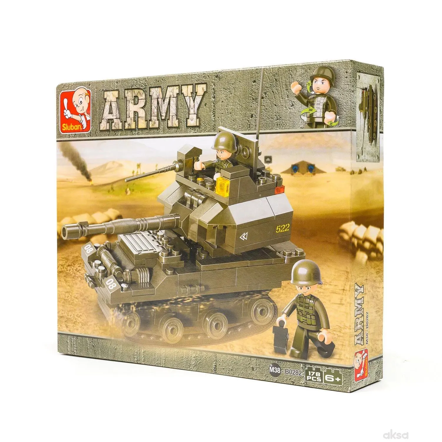 Sluban kocke, T90 tenk, 178 kom